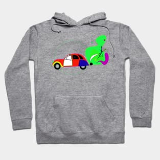 color car Hoodie